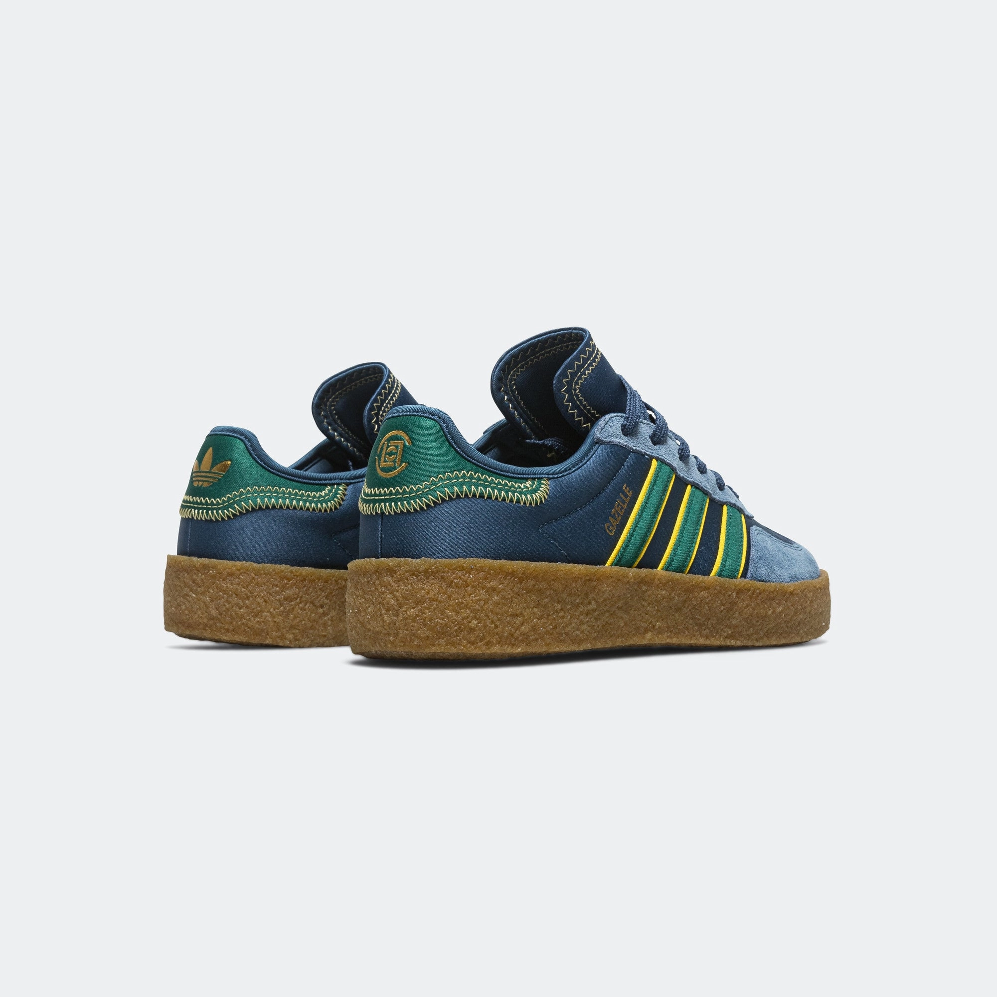 Gazelle by Edison Chen x CLOT - Navy Marine/Collegiate Green-Hazy Yellow