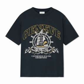 Geneve Catamaran Tee 'Vintage Black'