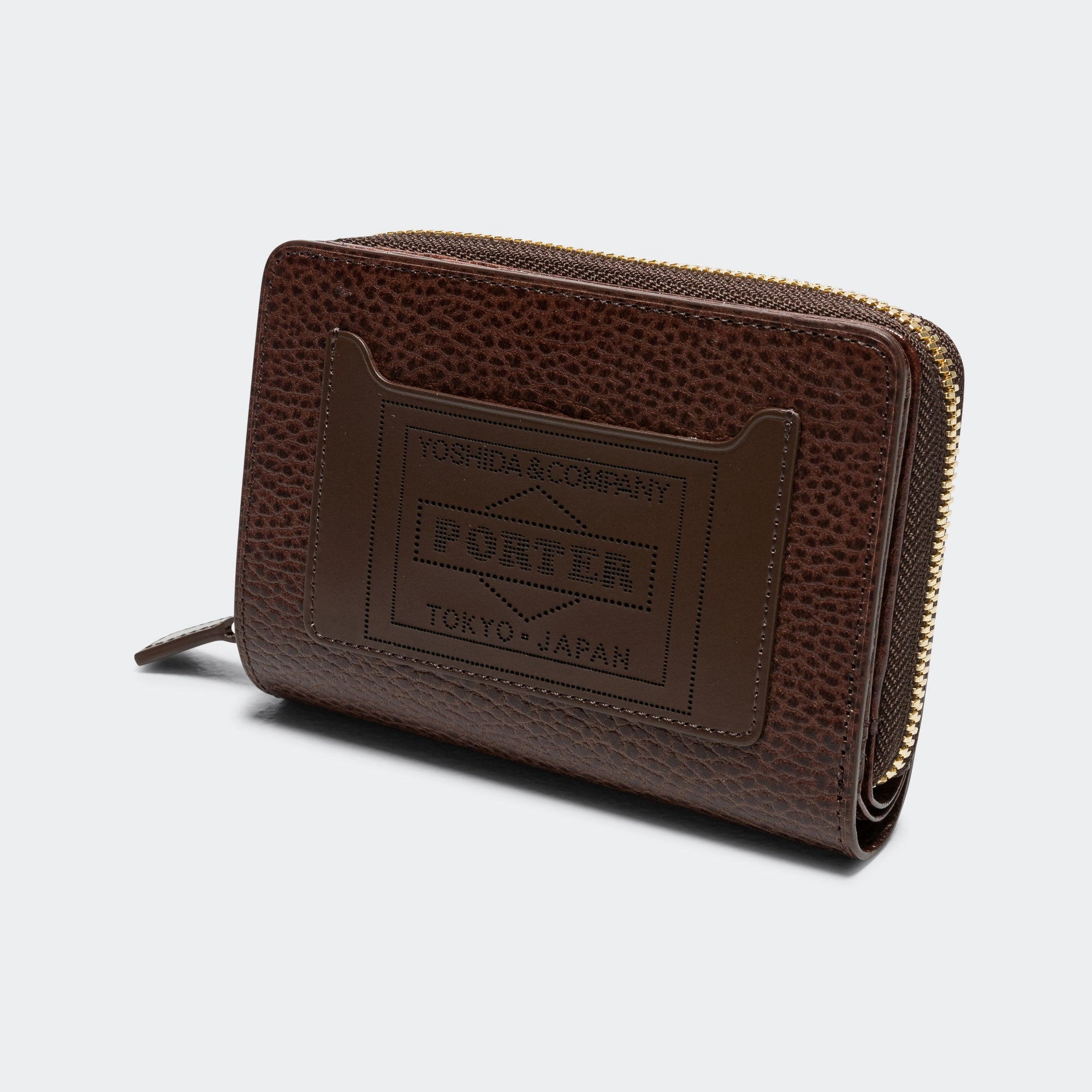 Glaze Zip Wallet - Brown