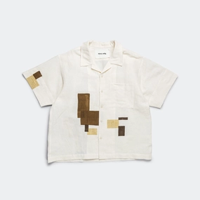 Greetings Shirt - Ecru Block