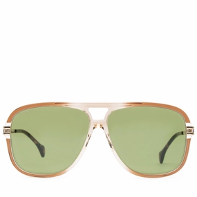 Gucci Sunglasses - Brown Crystal/Gold