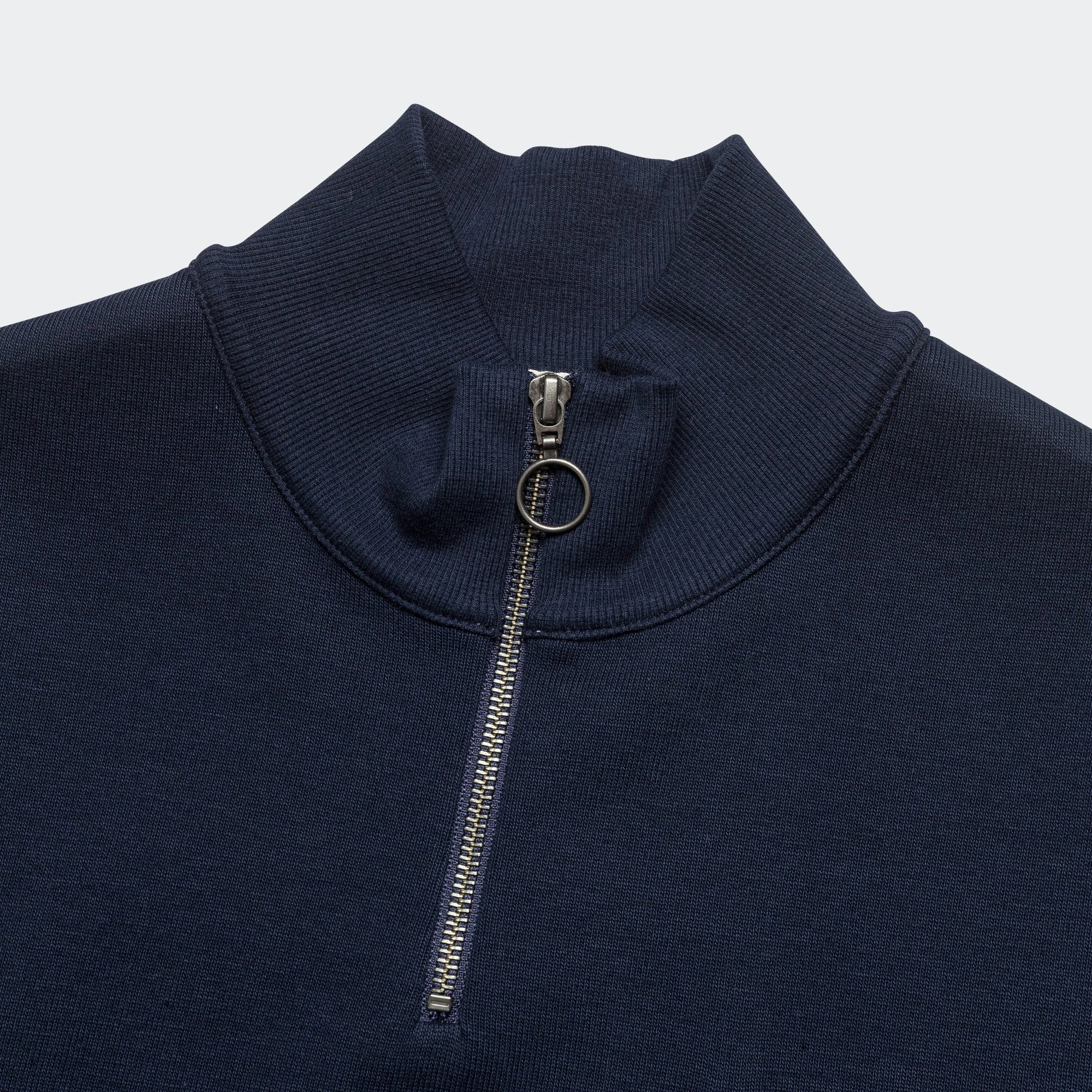 Heritage Zip-Up Sweater - Deep Marine