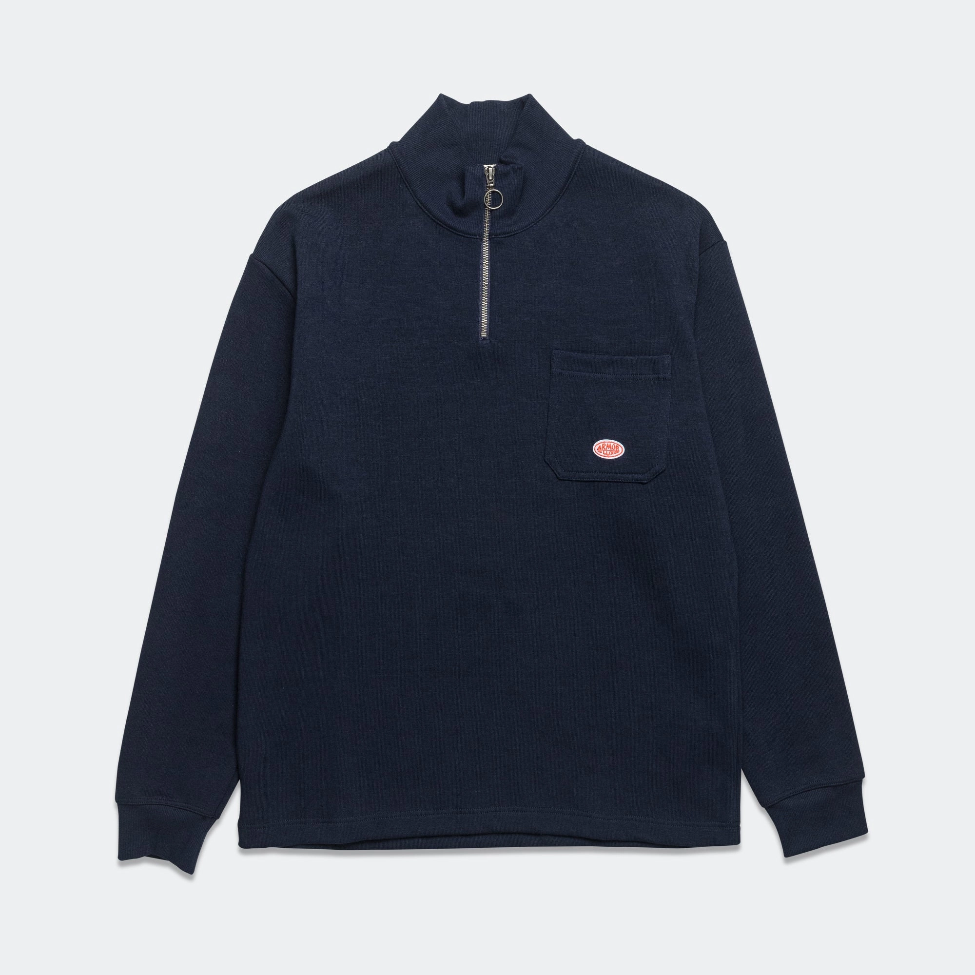 Heritage Zip-Up Sweater - Deep Marine