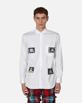 Invader Poplin Shirt White