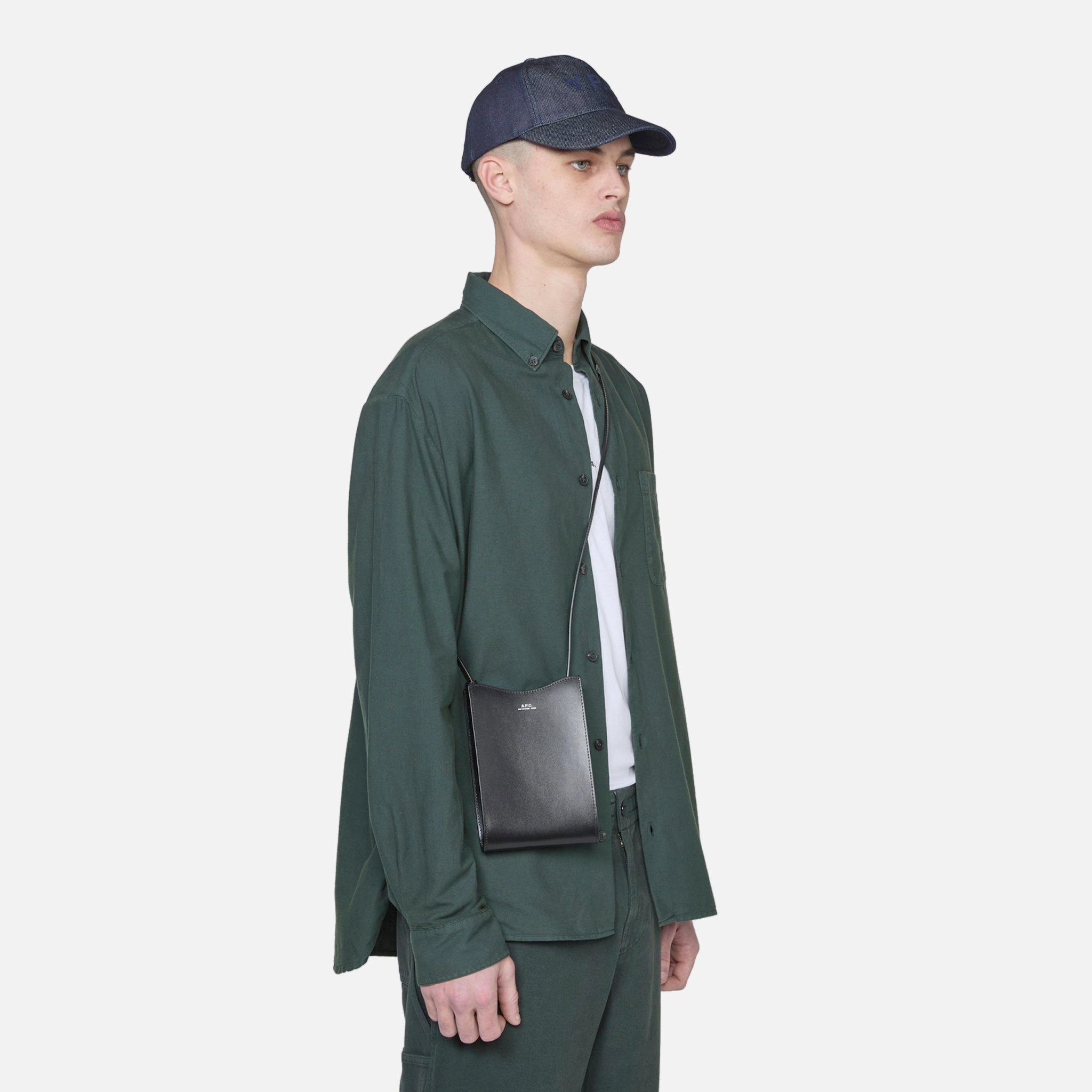 Jamie Neck Pouch Black