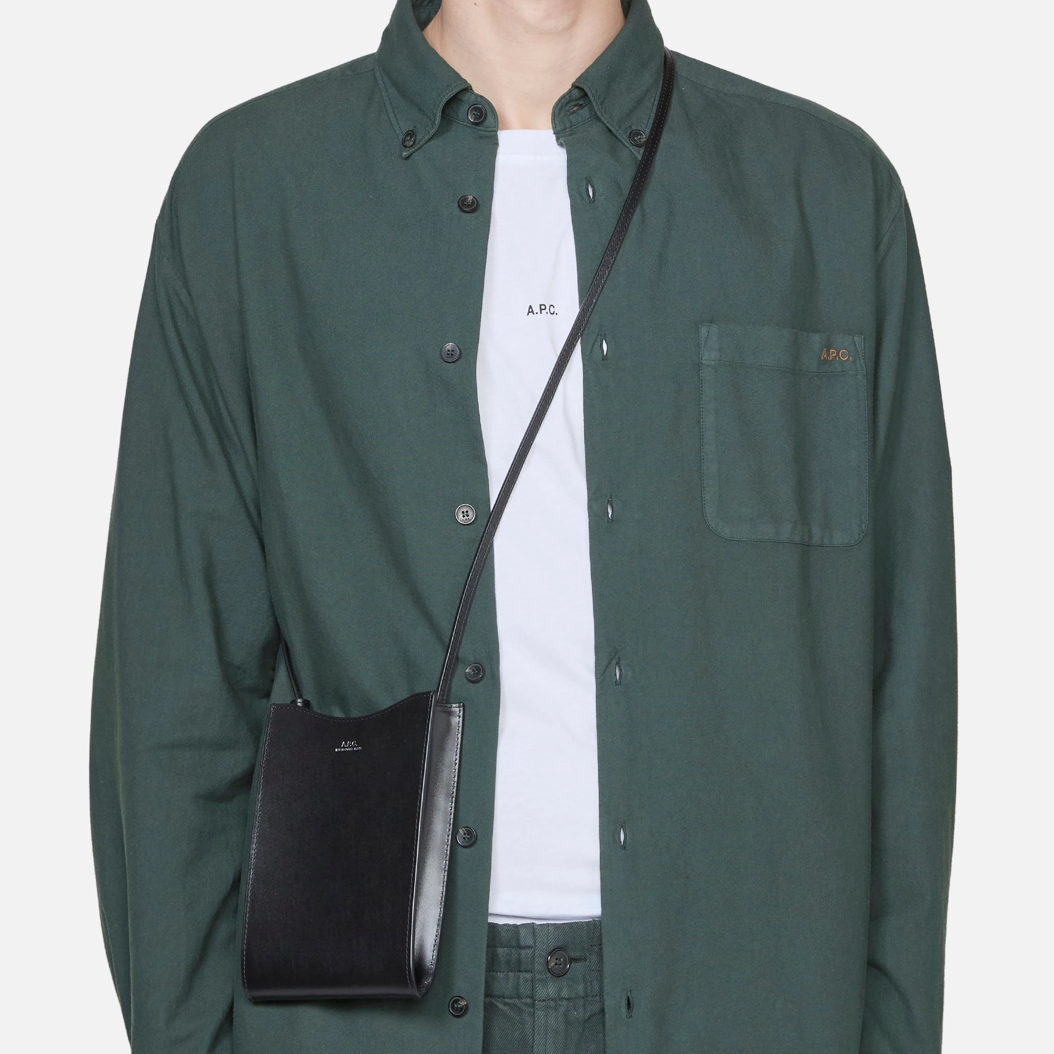 Jamie Neck Pouch Black