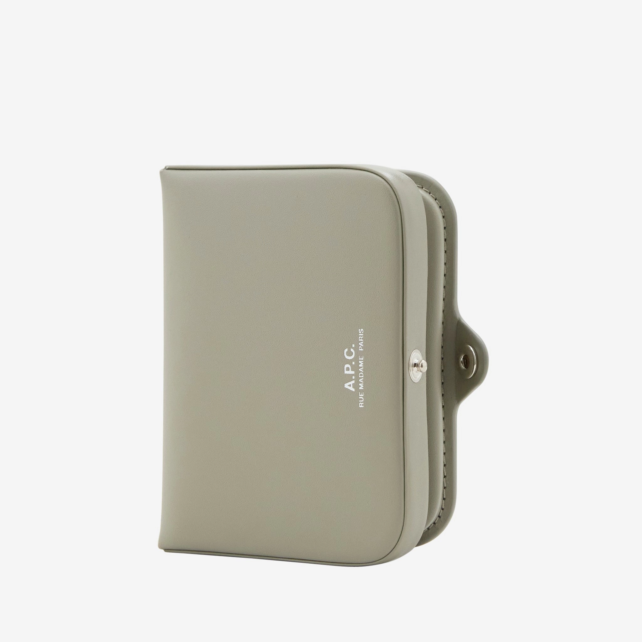 Josh Coin Purse Taupe Green