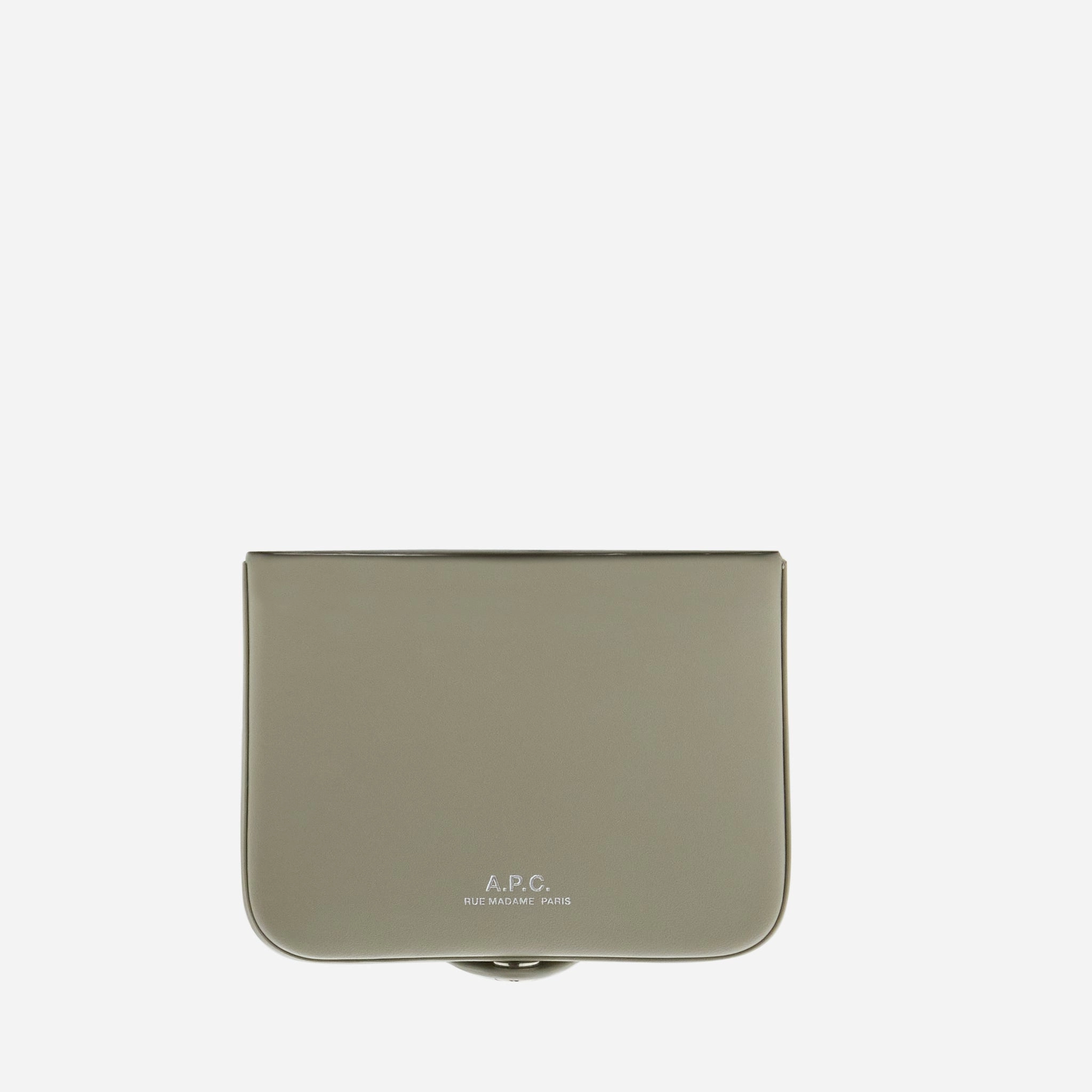 Josh Coin Purse Taupe Green
