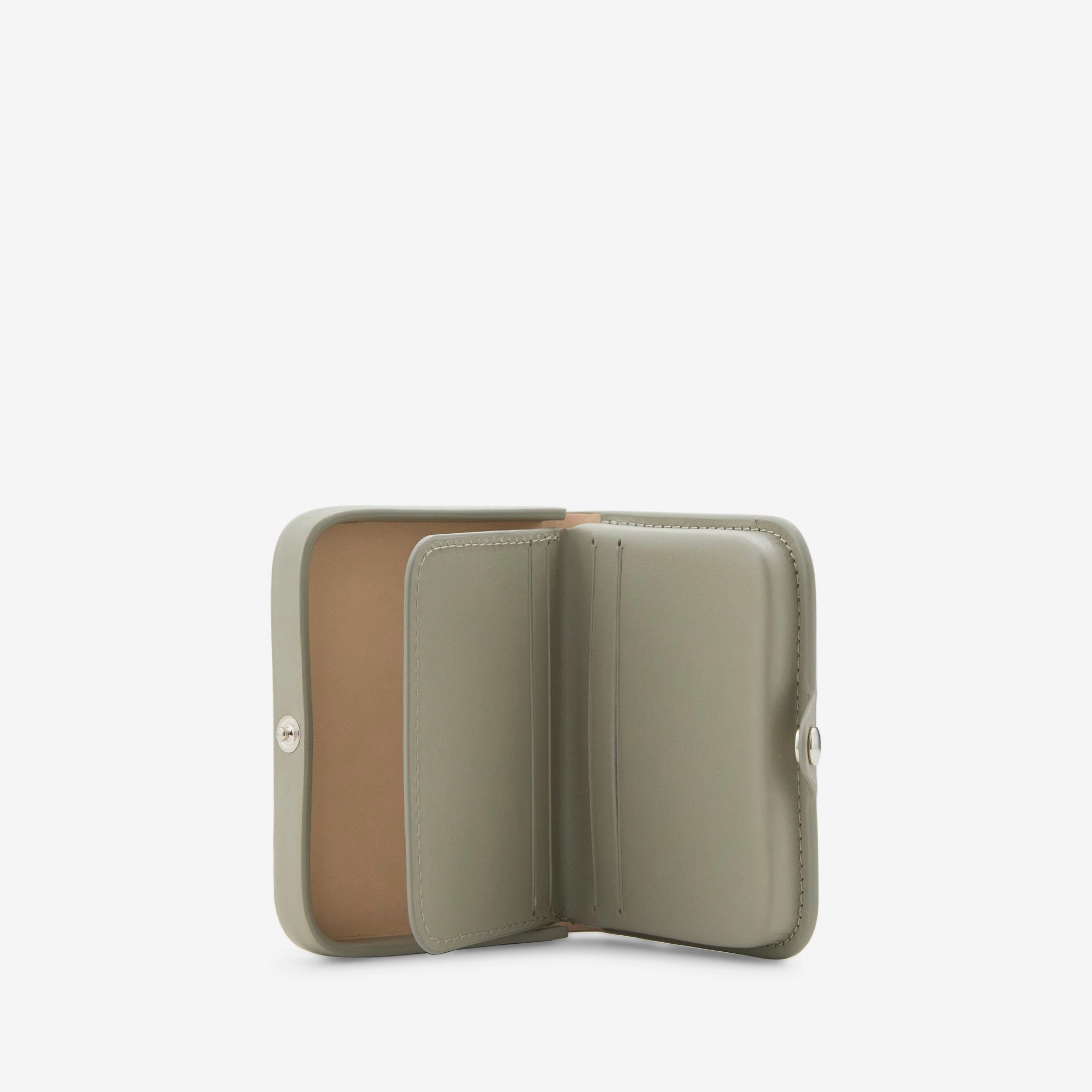 Josh Coin Purse Taupe Green