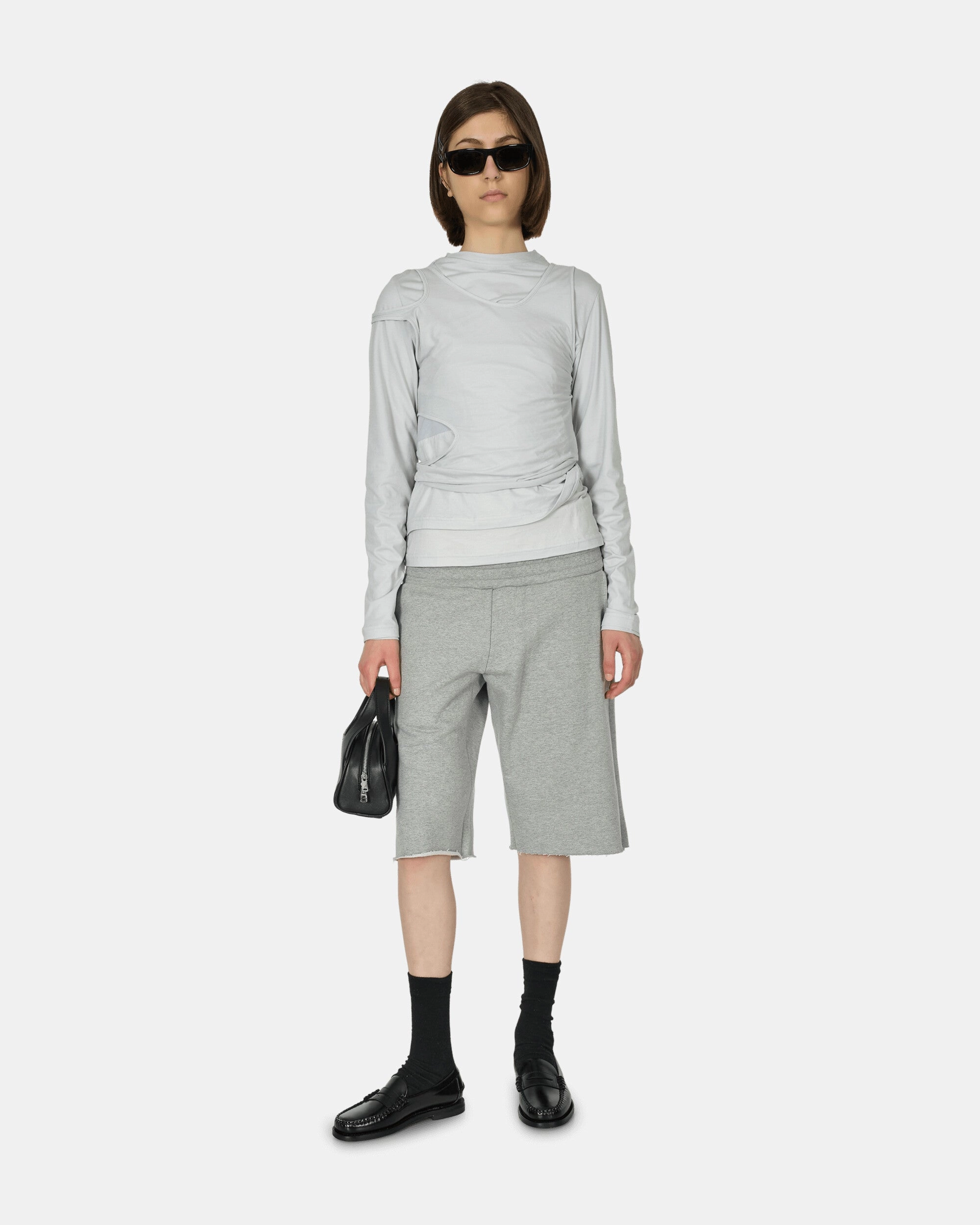Julien Longsleeve Top Light Grey