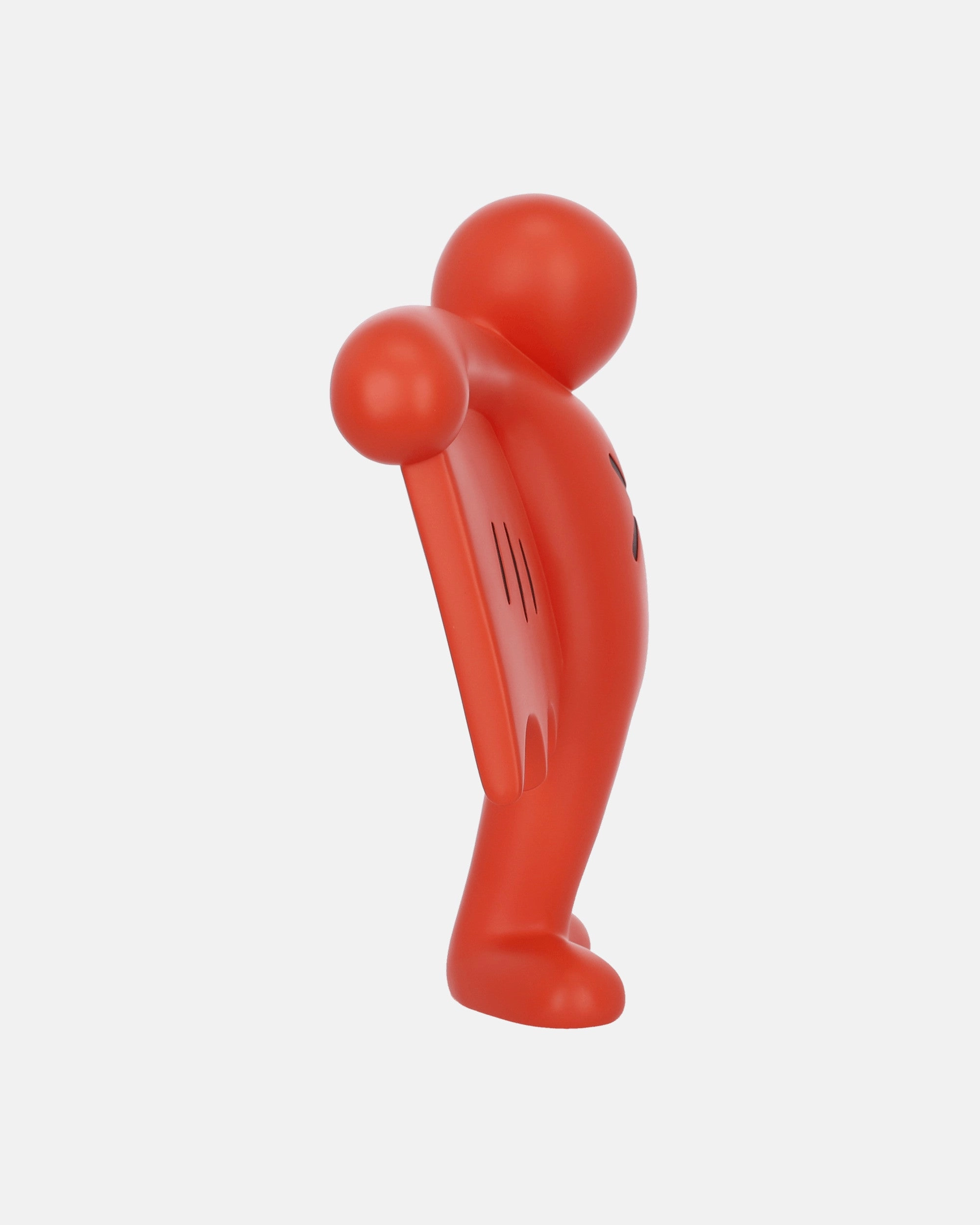 Keith Haring Flying Devil Statue Red