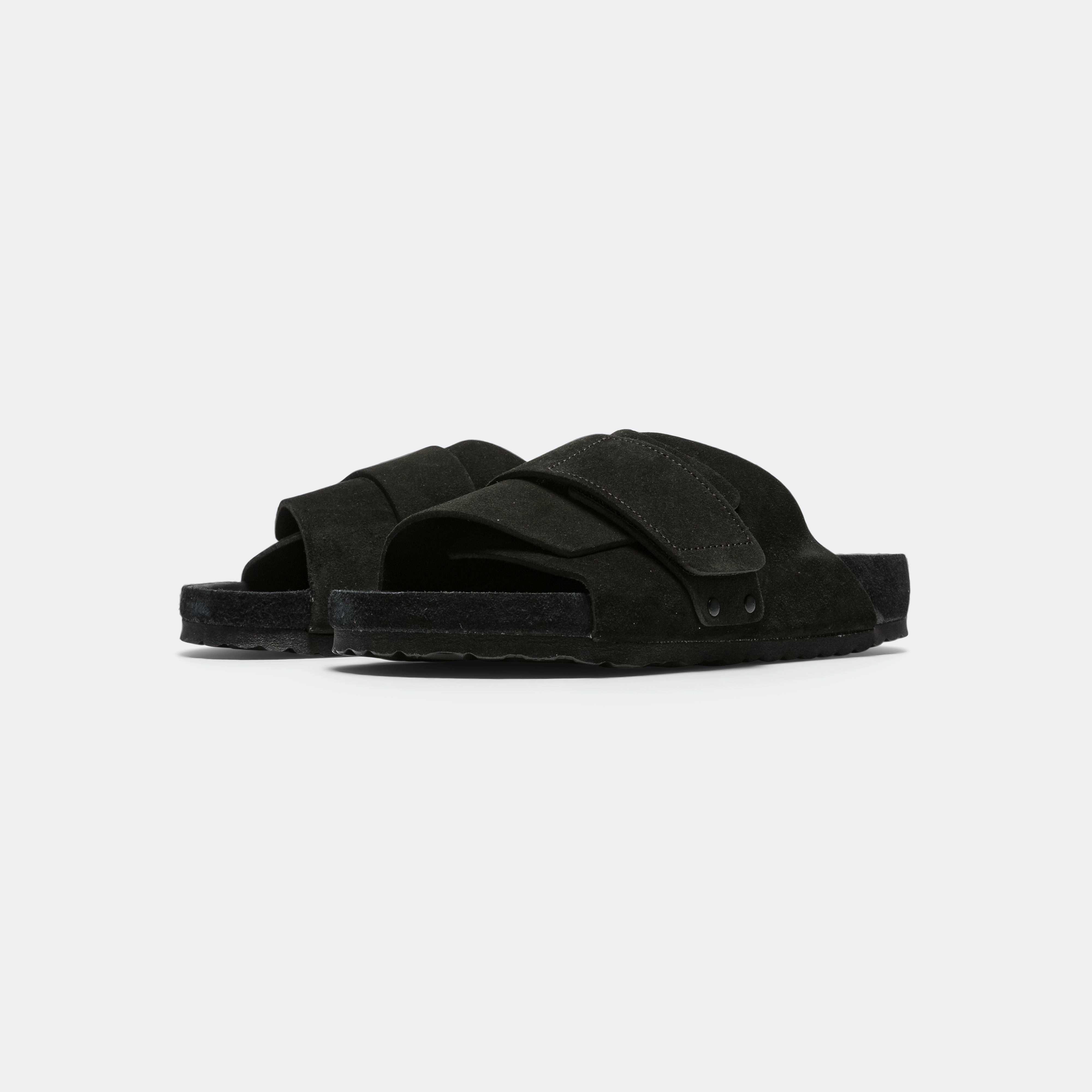Kyoto Exquisite - Black Suede Leather