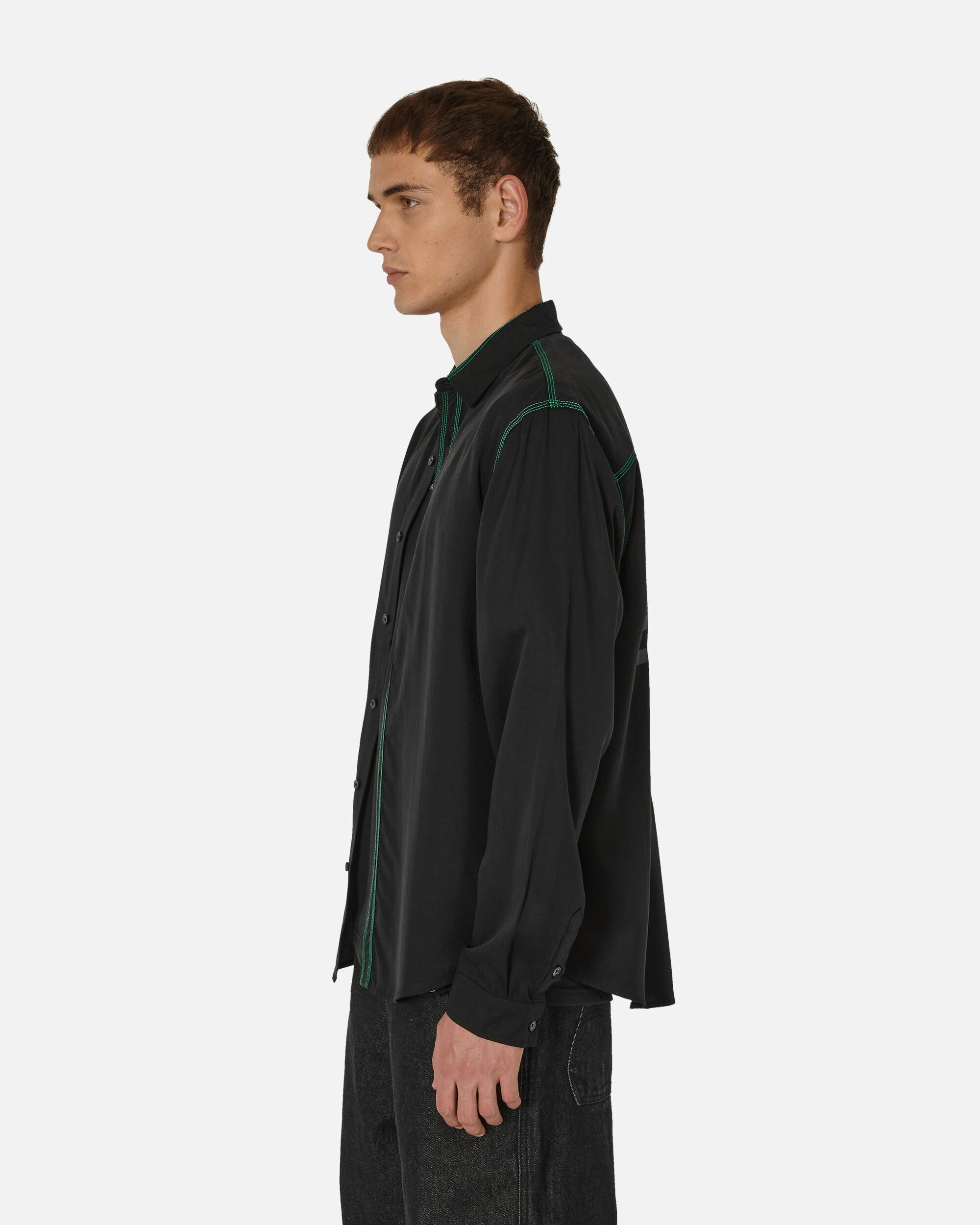 Life Button Down Shirt Black
