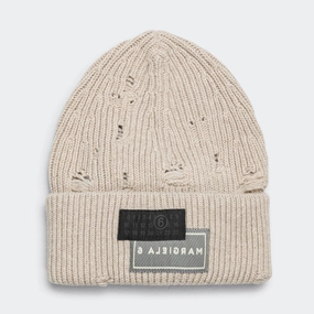 Logo Beanie - Beige Melange