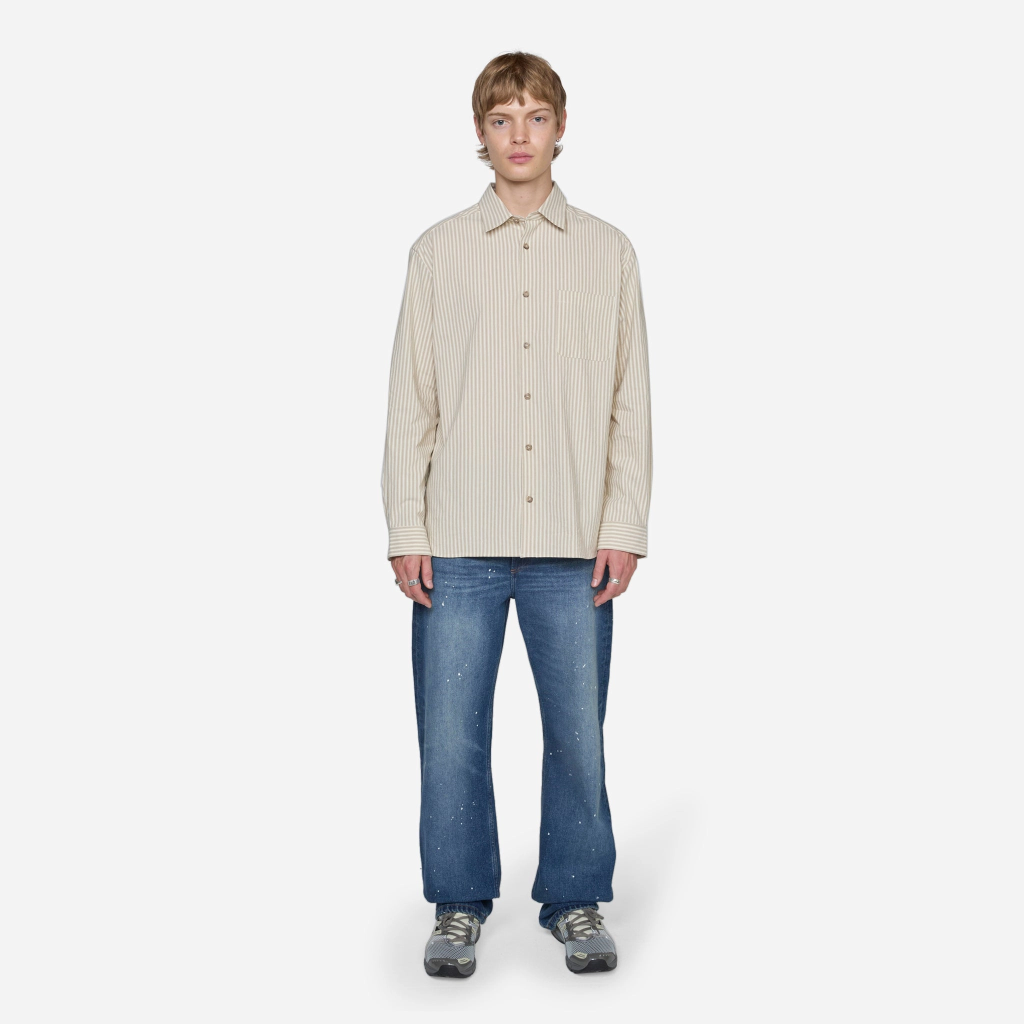 Malo Overshirt Beige