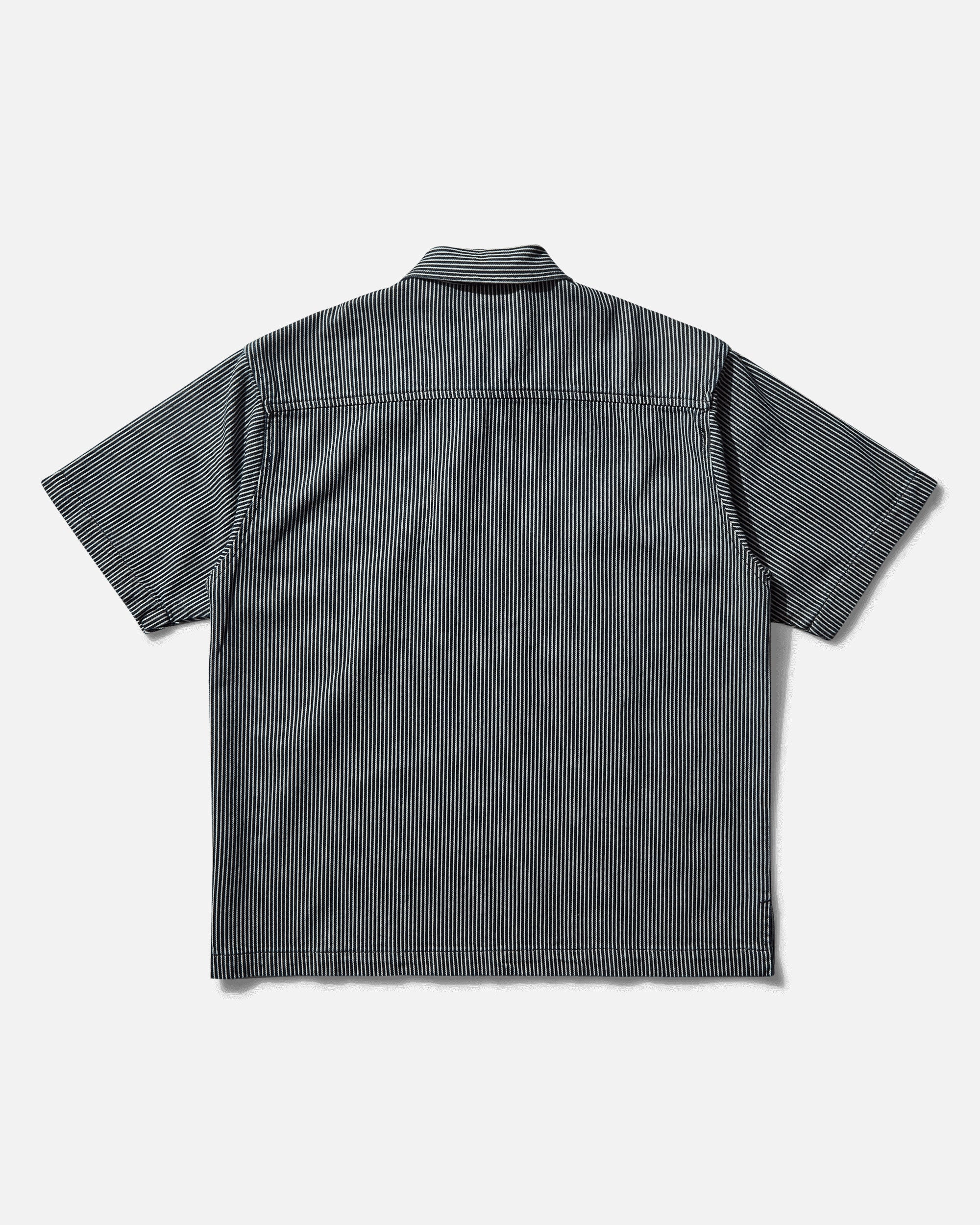 Men's Mini Problemo Shortsleeve Work Shirt Denim Blue
