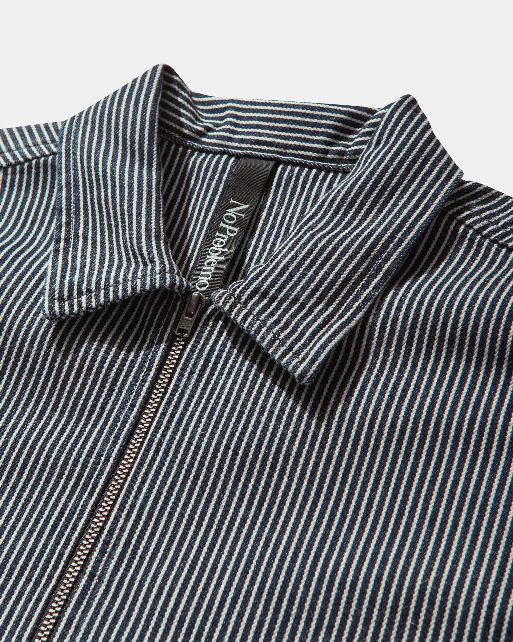 Men's Mini Problemo Shortsleeve Work Shirt Denim Blue