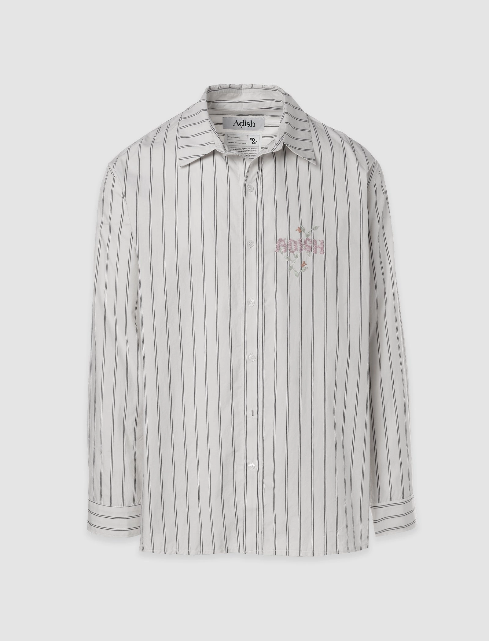 NAFNUF LOGO STRIPED SHIRT