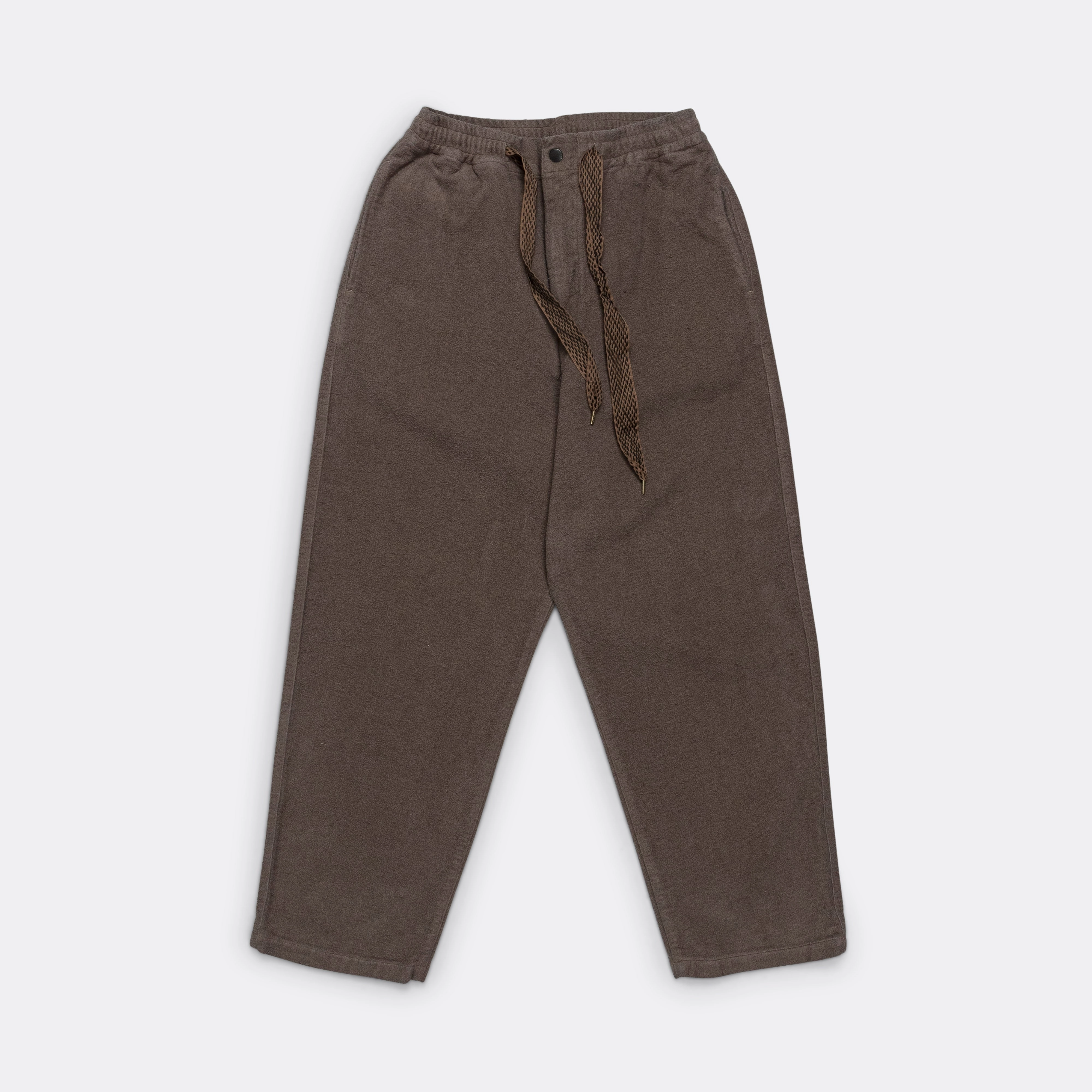 Napped Heat-Corduroy EASY Pants - Gray
