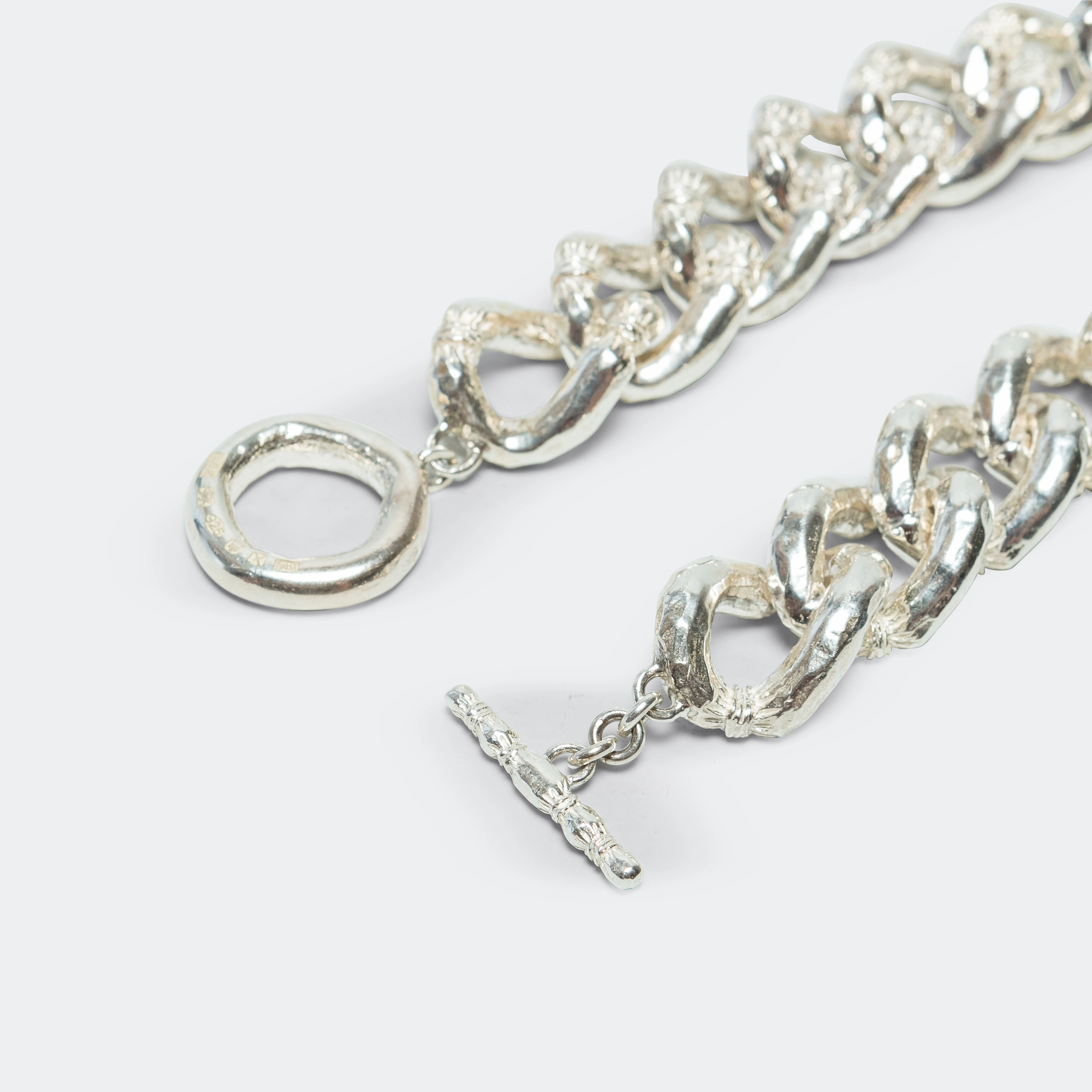 Nature Knows Best Cuban Bracelet - 925 Silver