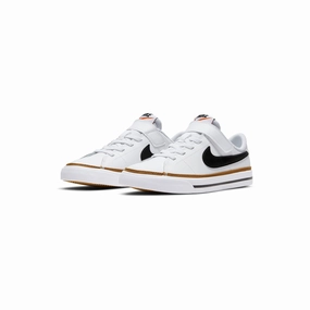 Nike Court Legacy Little & Big Unisex Sneakers - WHITE BLACK GUM 5 1/2 MEDIUM