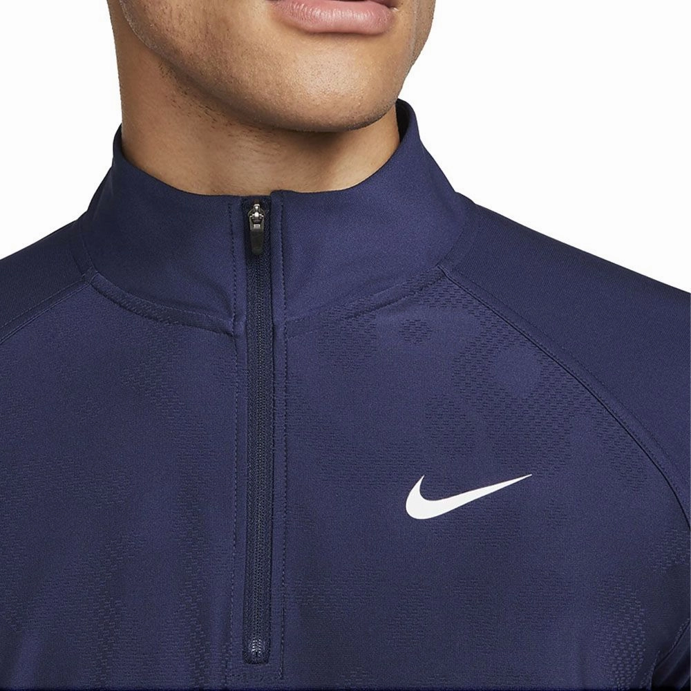 Nike Dri-FIT ADV Tour 1/2 Half Zip Golf Pullover Midnight Navy/White - FW23 Men