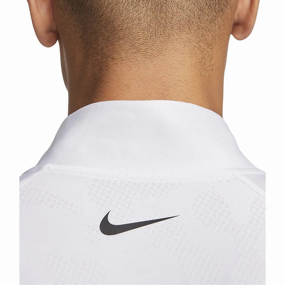 Nike Dri-FIT ADV Tour 1/2 Half Zip Golf Pullover White/Black - FW23 Men