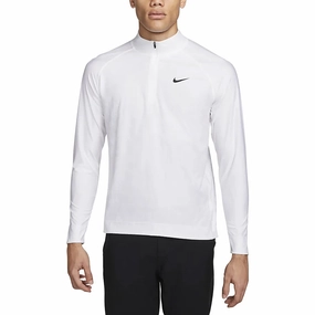 Nike Dri-FIT ADV Tour 1/2 Half Zip Golf Pullover White/Black - FW23 Men