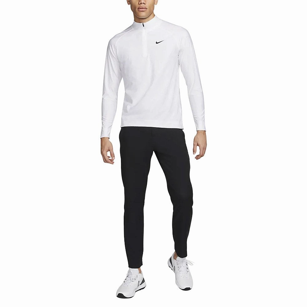 Nike Dri-FIT ADV Tour 1/2 Half Zip Golf Pullover White/Black - FW23 Men