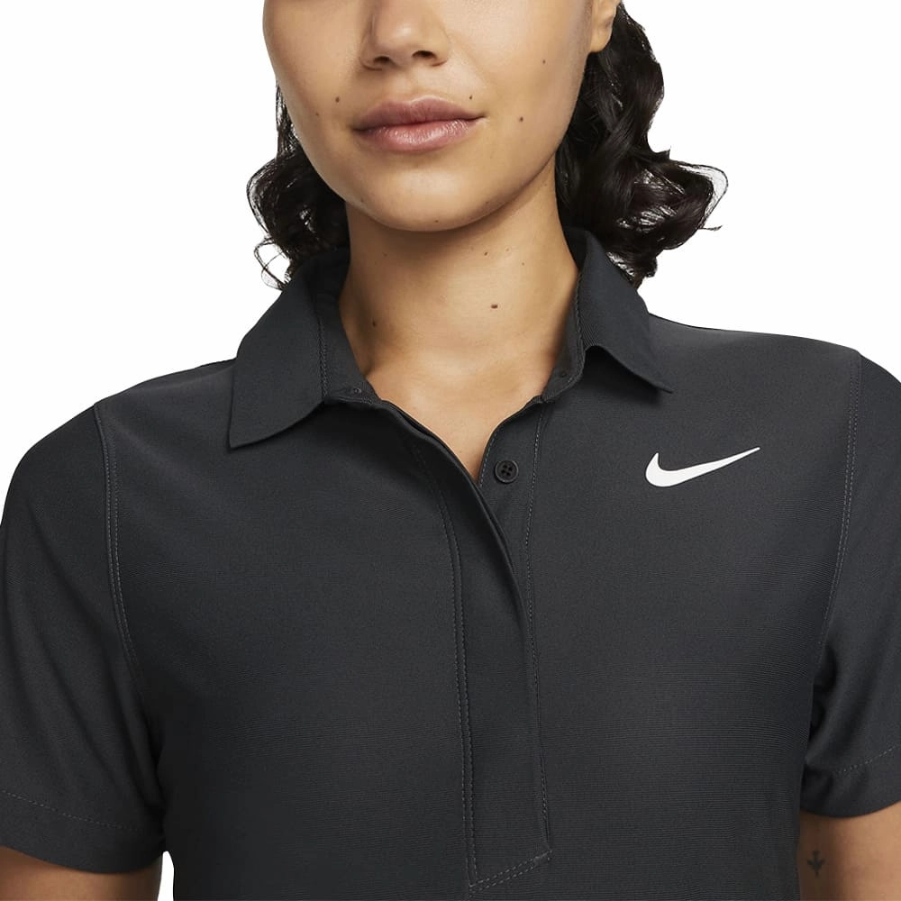 Nike Dri-FIT ADV Tour Golf Polo Black/White - SS23 Women