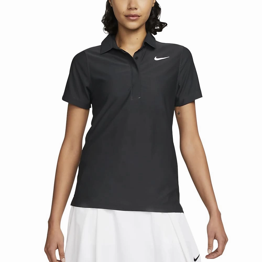 Nike Dri-FIT ADV Tour Golf Polo Black/White - SS23 Women