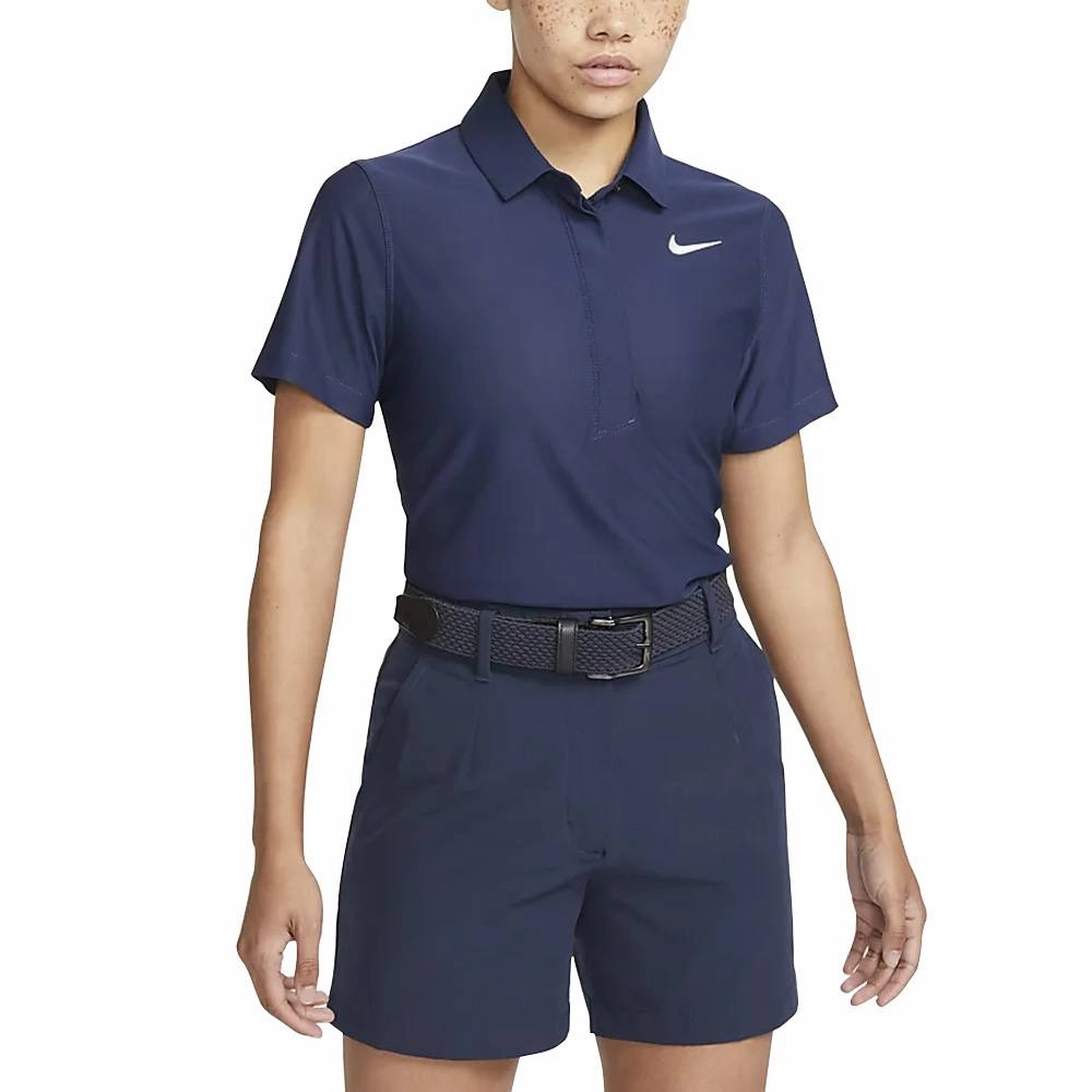 Nike Dri-FIT ADV Tour Golf Polo Midnight Navy/White - SS23 Women