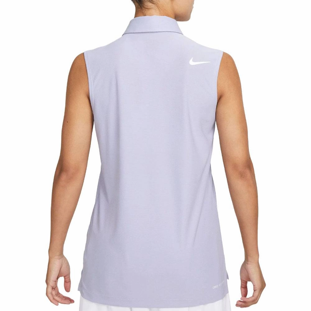 Nike Dri-FIT ADV Tour Sleeveless Golf Polo Oxygen Purple/White - SS23 Women