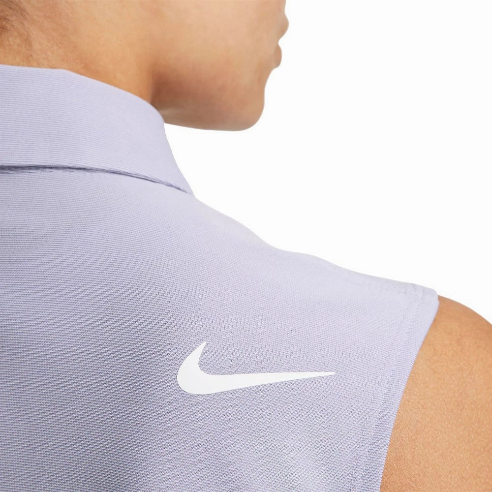 Nike Dri-FIT ADV Tour Sleeveless Golf Polo Oxygen Purple/White - SS23 Women