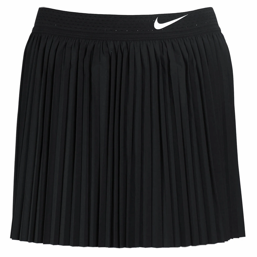 Nike Dri-FIT Advantage Pleated Tennis Golf Skirt Black/White - SS23 Women