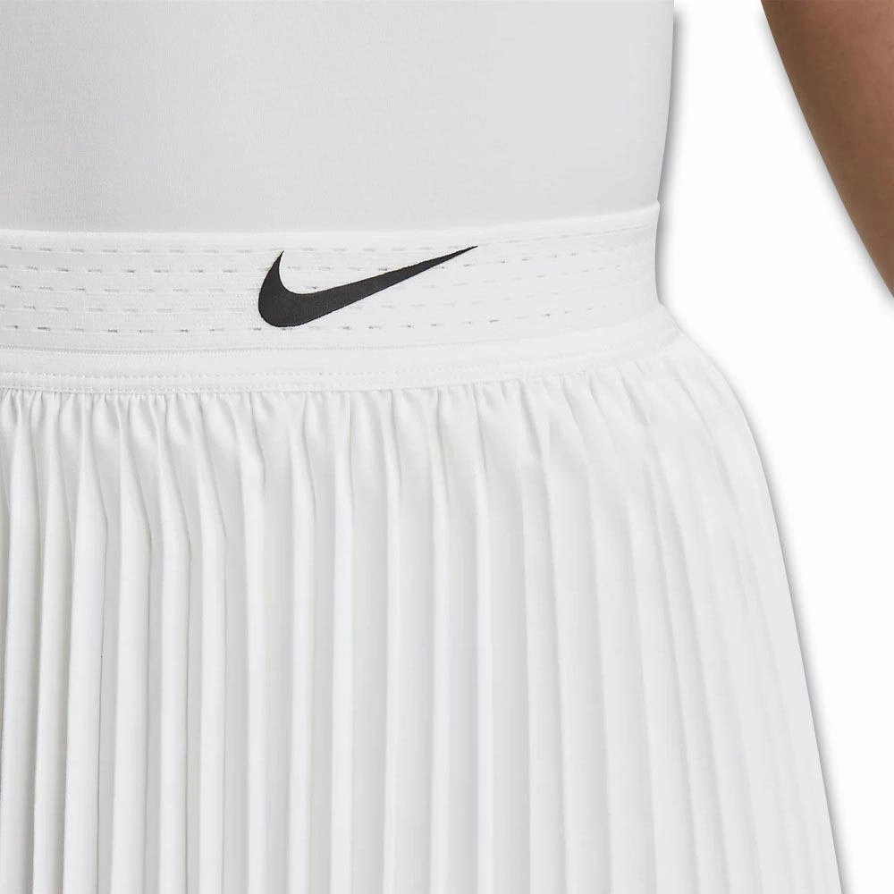 Nike Dri-FIT Advantage Pleated Tennis Golf Skirt White/Black - SS23 Women