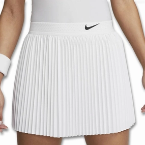 Nike Dri-FIT Advantage Pleated Tennis Golf Skirt White/Black - SS23 Women