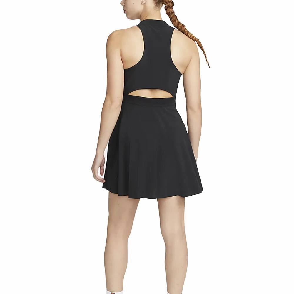 Nike Dri-FIT Advantage Tennis Golf Dress Black/White - SS23 Women