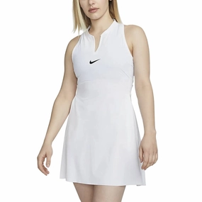 Nike Dri-FIT Advantage Tennis Golf Dress White/Black - SS23 Women