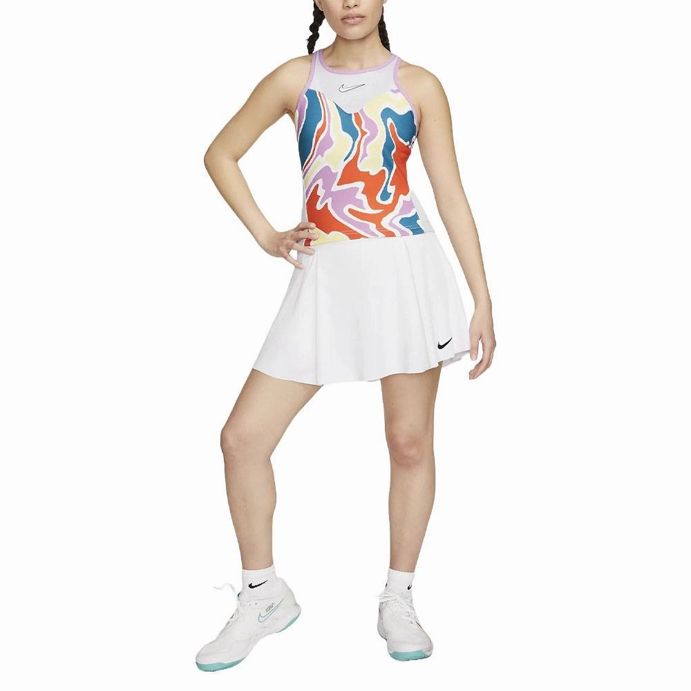 Nike Dri-FIT Advantage Tennis Golf Skirt White/Black - SS23 Women