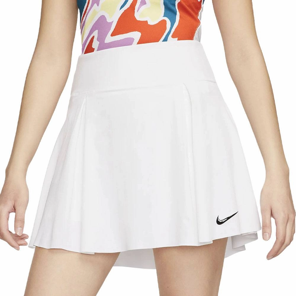Nike Dri-FIT Advantage Tennis Golf Skirt White/Black - SS23 Women