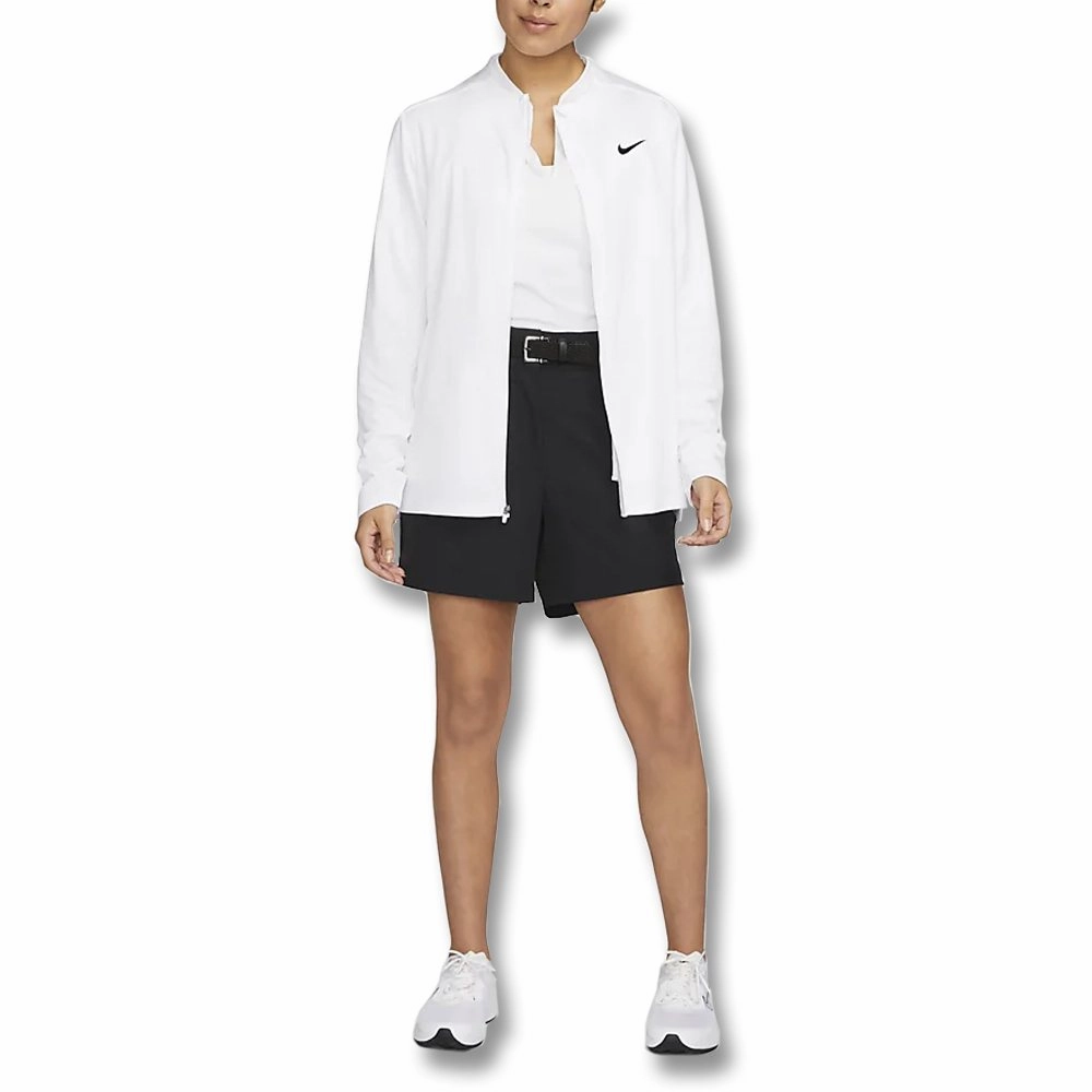Nike Dri-FIT Club UV Advantage Full-Zip Golf Jacket White/Black - FW23 Women