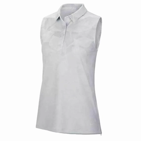 Nike Dri-FIT Fairway Print Golf Polo Pure Platinum - SU20 Women