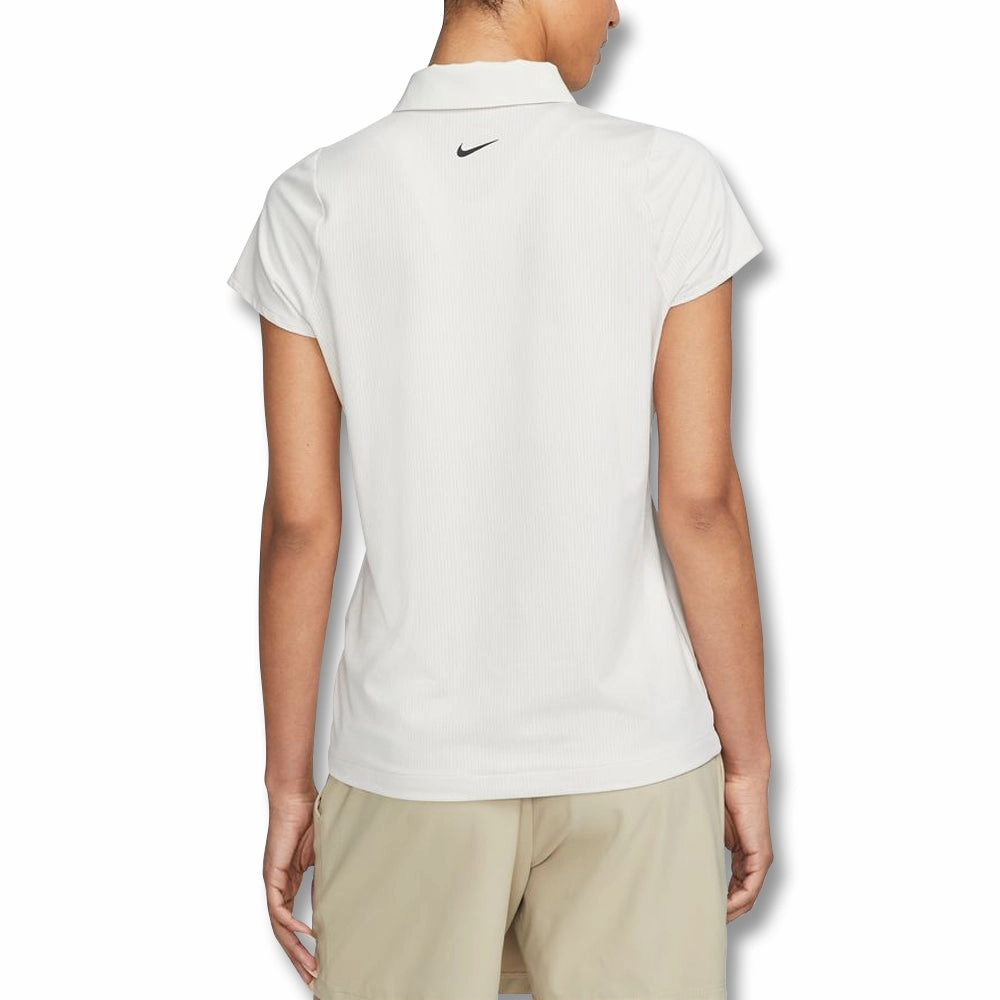 Nike Dri-FIT Golf Polo Light Orewood Brown/Black - SS22 Women