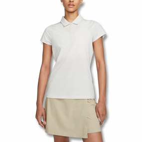 Nike Dri-FIT Golf Polo Light Orewood Brown/Black - SS22 Women