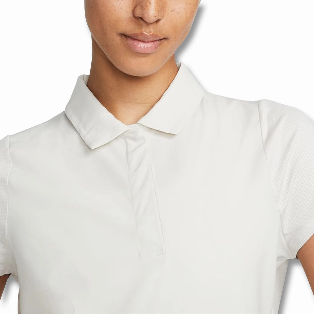 Nike Dri-FIT Golf Polo Light Orewood Brown/Black - SS22 Women