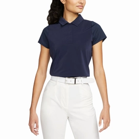 Nike Dri-FIT Golf Polo Obsidian/White - SS22 Women