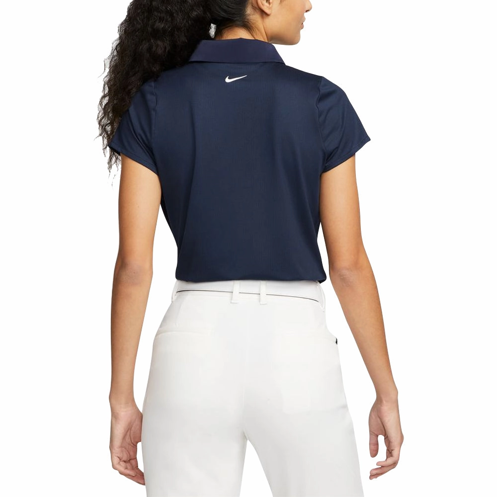 Nike Dri-FIT Golf Polo Obsidian/White - SS22 Women