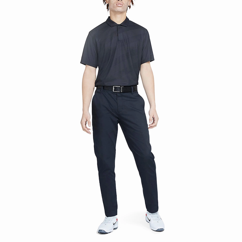 Nike Dri-FIT Tiger Woods Striped Golf Polo Dark Smoke Gray - SP21 Men