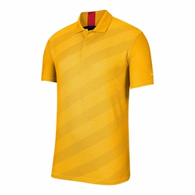 Nike Dri-FIT Tiger Woods Striped Golf Polo Laser Orange - SP21 Men